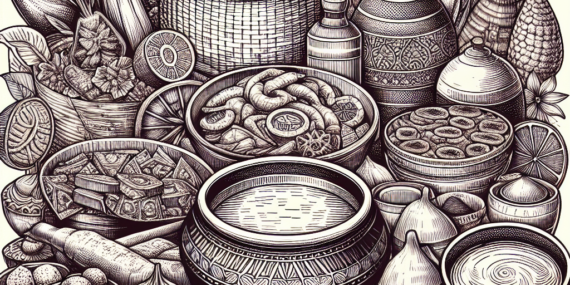Mengintip Kekayaan Budaya Melalui Sketsa Makanan Tradisional Indonesia
