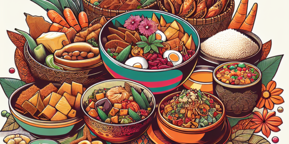 Keindahan Sketsa Kuliner Tradisional Indonesia: Menggali Rasa Lewat